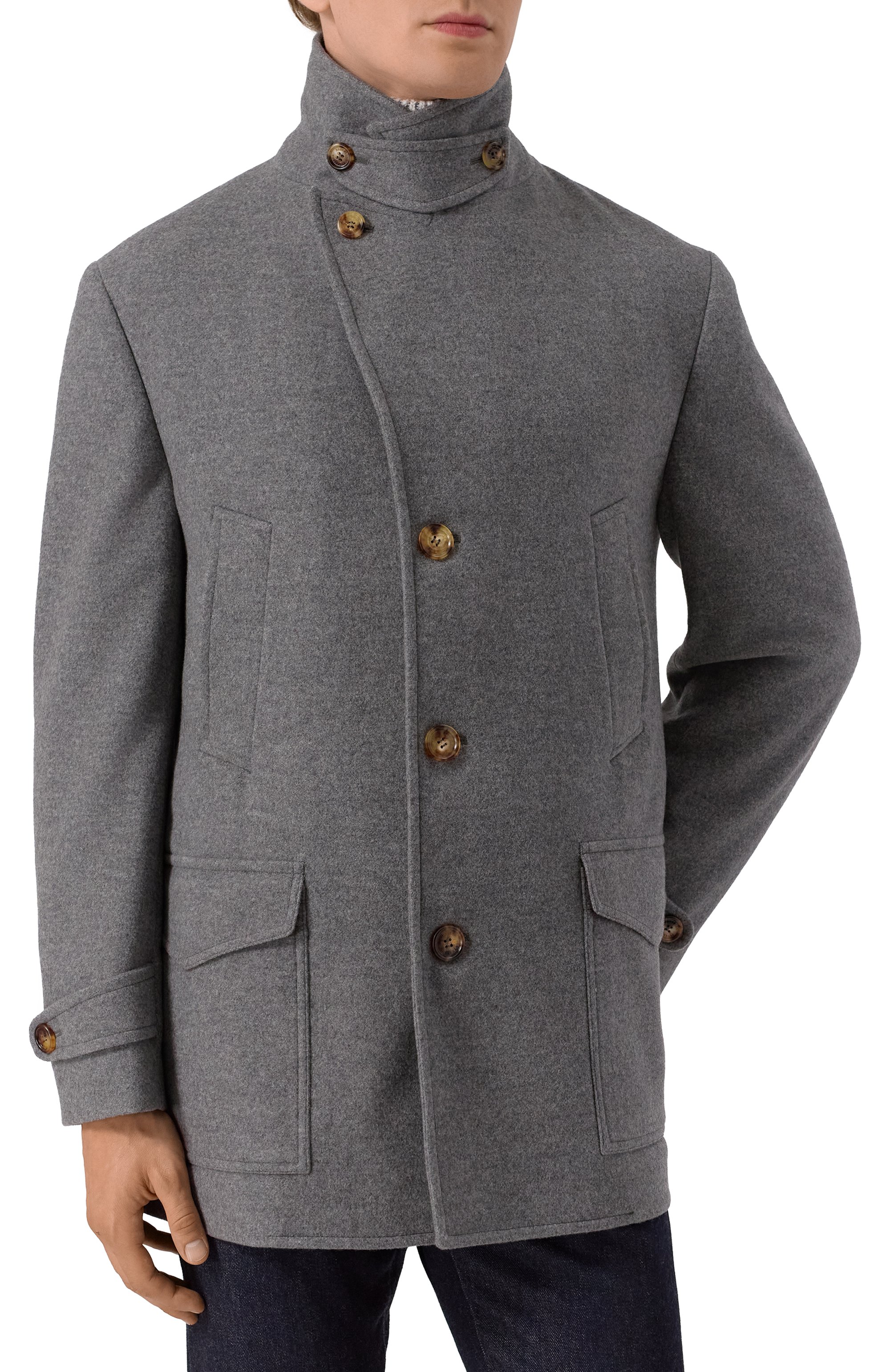 Кашемировое пальто BRUNELLO CUCINELLI, арт. MT4017043, фото 6