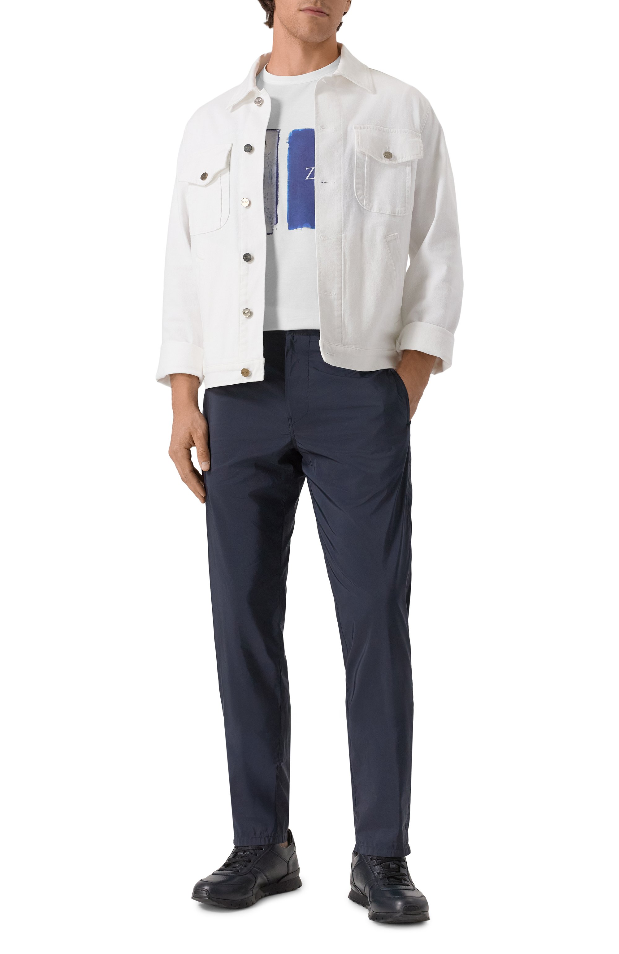 Хлопковая футболка ZILLI, арт. TSR03CM0100VGRF00, фото 2