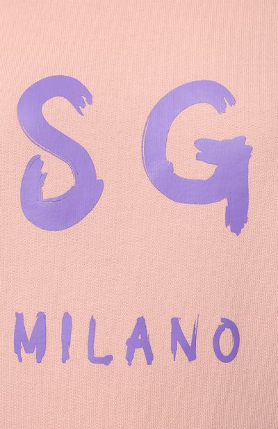 Хлопковый свитшот MSGM, арт. 3241MDM513 227299, фото 5