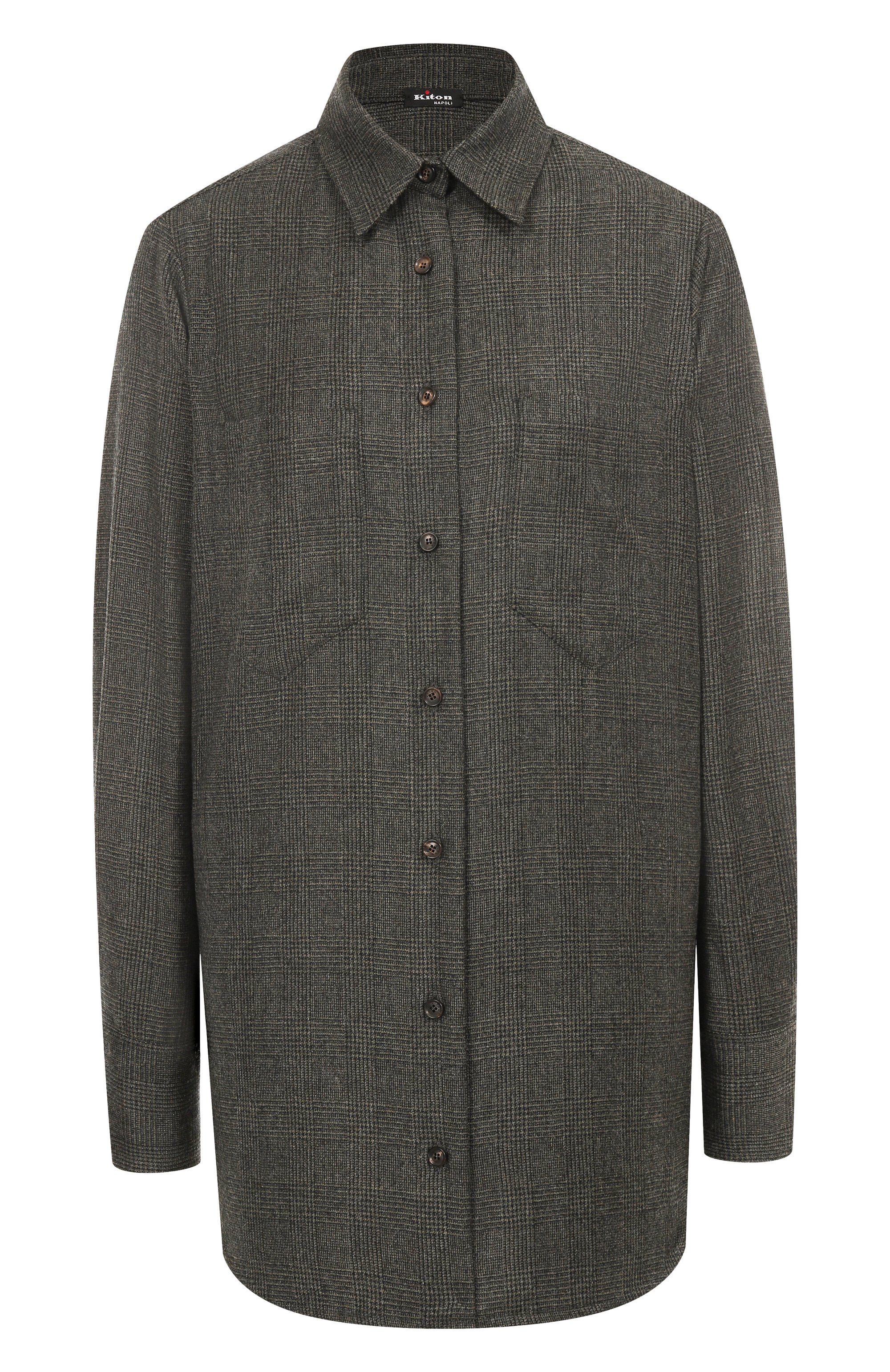 Шерстяная рубашка KITON, арт. D52451K0513G02, фото 1