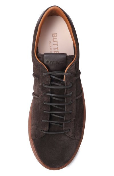Замшевые кеды burro BUTTERO, арт. B11740G0RH-UG, фото 5