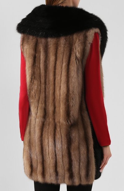 Жилет из меха соболя и норки FENDI, арт. FNH417 A8Q0, фото 4