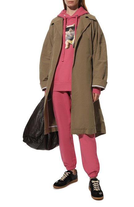 Женский хлопковое худи DIEGO VENTURINO, арт. FW22-DV FLH P0G_WMN