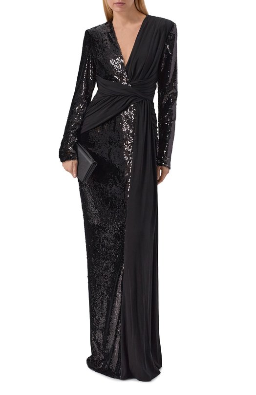 Комбинированное платье Zuhair Murad FDR25351/EMSE012 Чёрный  FDR25351/EMSE012 Фото 2