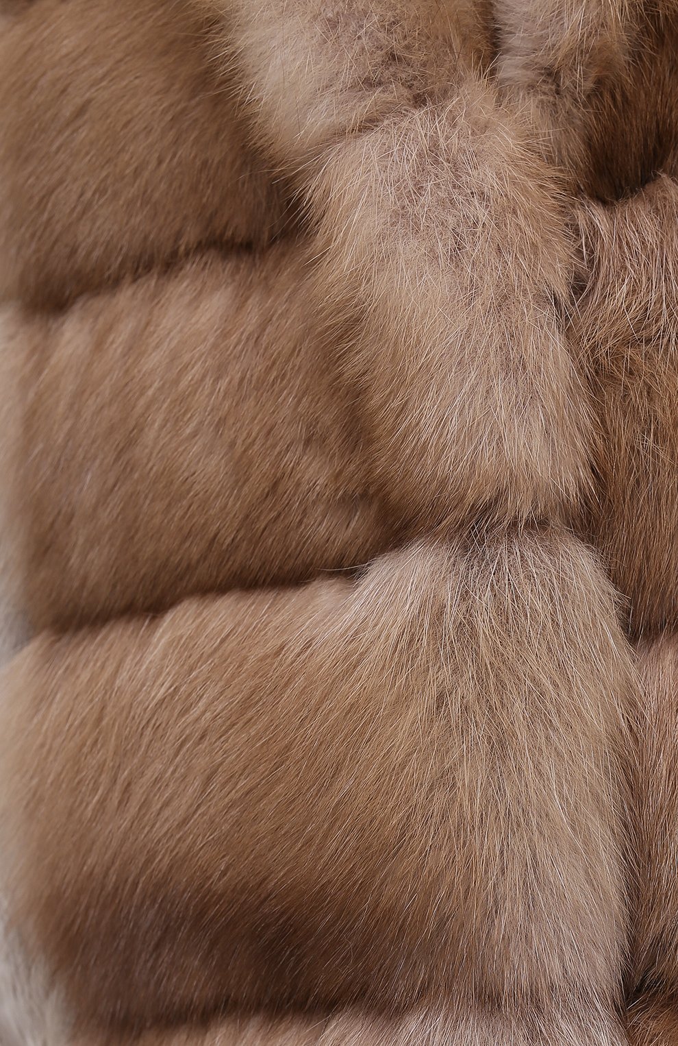 Пальто с меховой отделкой MANZONI24, арт. 20M854-PAZ/BEIGE/CHAMPAGNE/38-46, фото 5