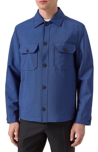 Шерстяная куртка-рубашка CORNELIANI, арт. 25LI22-2518187, фото 3