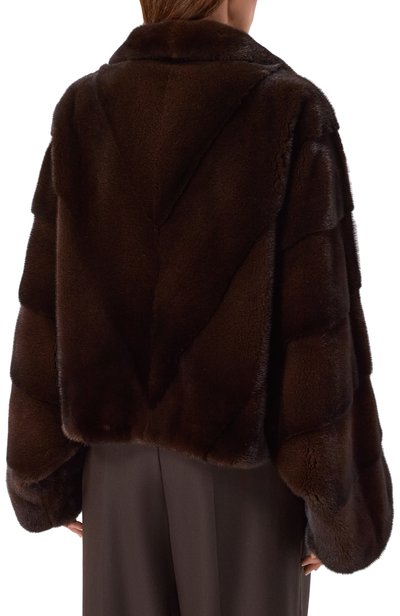 Шуба из норки MVST, арт. M055/MINK MAHOGANY, фото 4