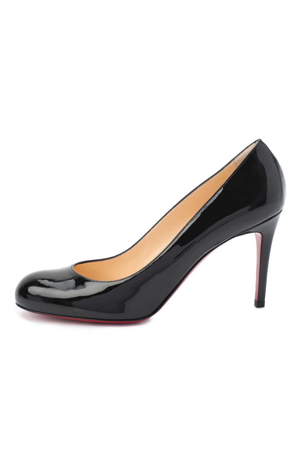 Кожаные туфли simple 85 CHRISTIAN LOUBOUTIN, арт. simple pump 85 patent calf, фото 3