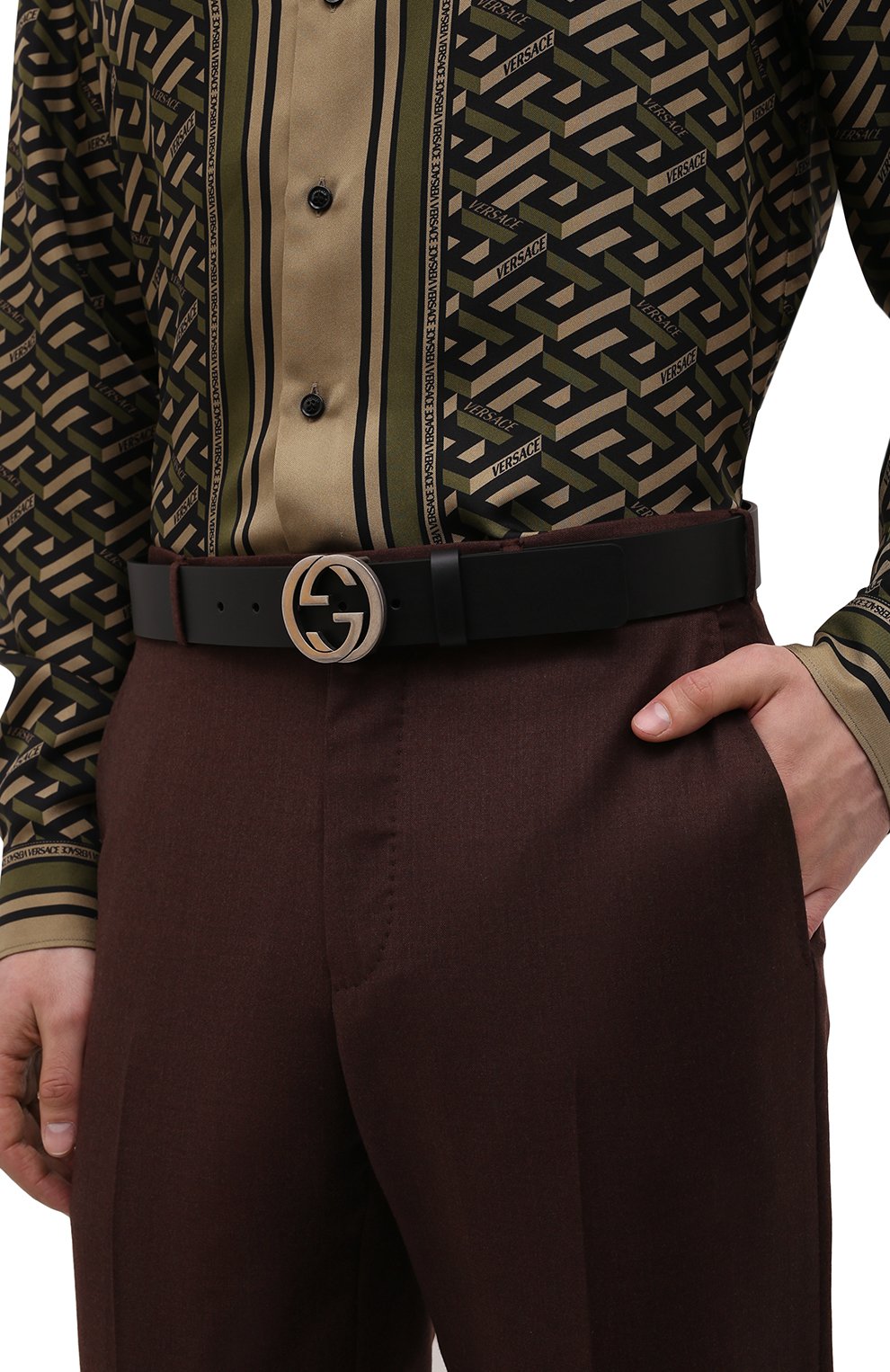 Кожаный ремень GUCCI, арт. 368186/BGH0N, фото 2