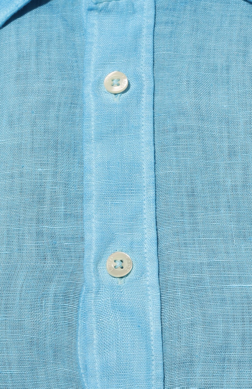 Льняная рубашка 120% LINO голубого цвета по цене 26350 руб., арт. Y0M1311/0000115/S00, фото 5 Льняная рубашка 120% LINO, арт. Y0M1311/0000115/S00, фото 5