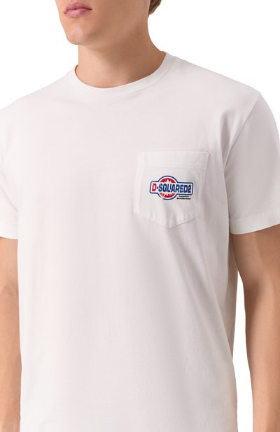 Хлопковая футболка DSQUARED2, арт. S74GD1449/D20020, фото 5