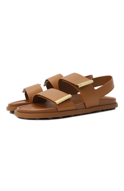 Кожаные сандалии Tod’s XXW68K0JE60N6M Коричневый XXW68K0JE60N6M
