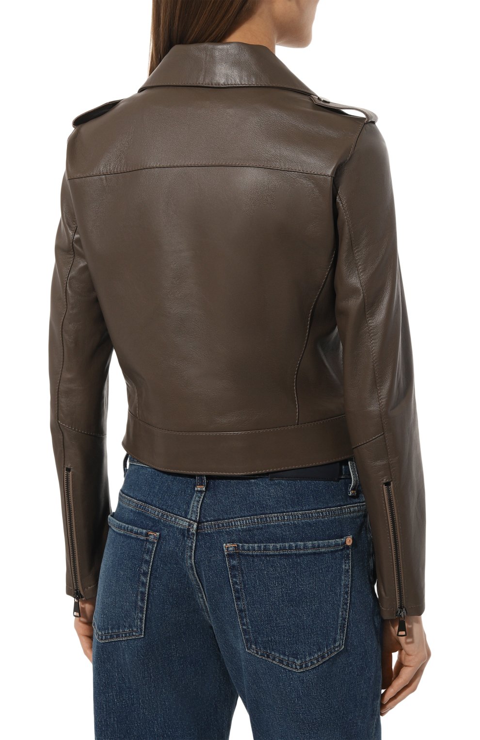 Кожная куртка SIMONETTA RAVIZZA, арт. S04JA235L16/TS, фото 4