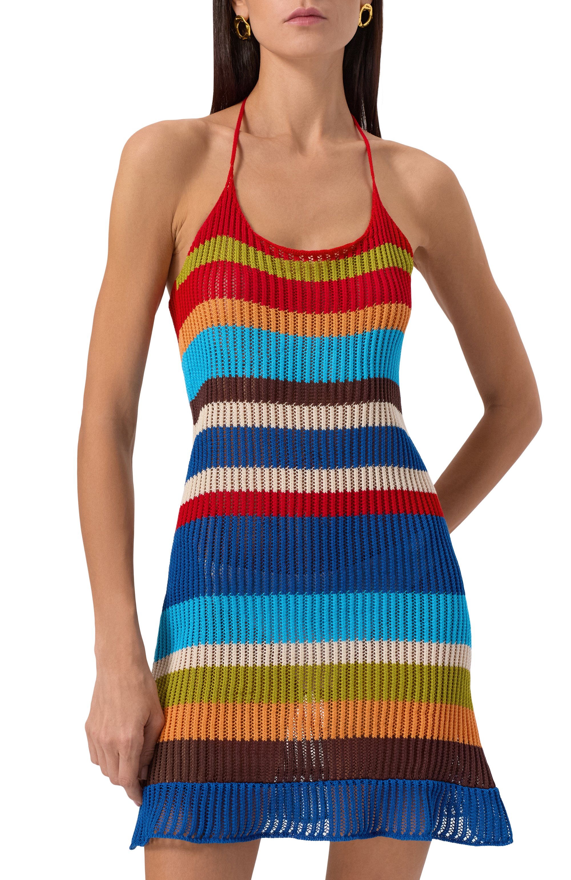 Хлопковое платье DSQUARED2, арт. S73CU0317/D13131, фото 3