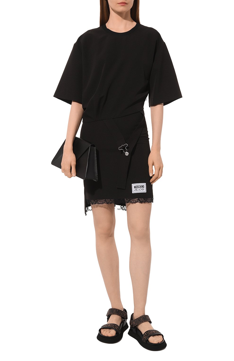 Текстильные сандалии MOSCHINO, арт. MN16014G1I/101, фото 2