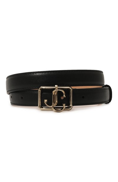 Женский кожаный ремень JIMMY CHOO, арт. JC SQUARE BELT/PKR