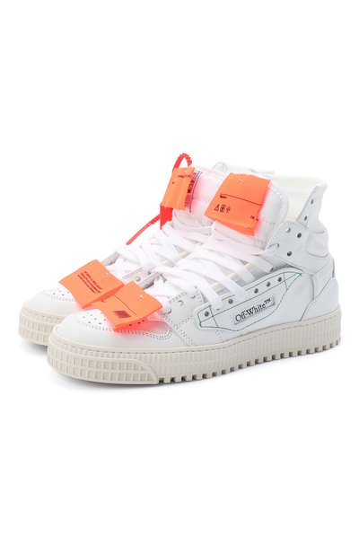 Комбинированные кеды off-court 3.0 OFF-WHITE белого цвета по цене 86100 руб., арт. 0WIA112E20LEA0010100, фото 1 Комбинированные кеды off-court 3.0 OFF-WHITE, арт. 0WIA112E20LEA0010100, фото 1