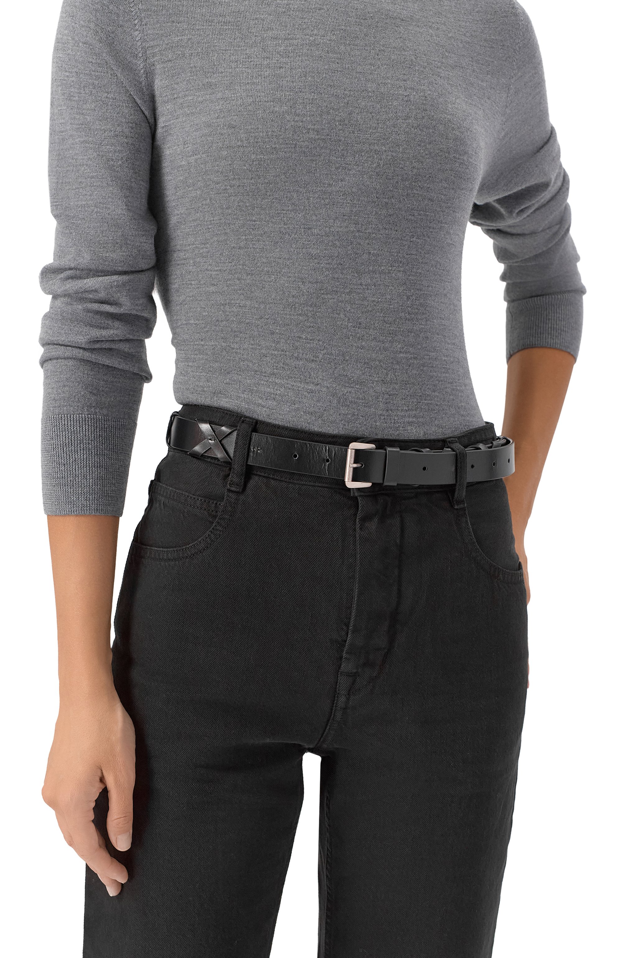 Кожаный ремень ANN DEMEULEMEESTER, арт. B0013063/LT128, фото 2