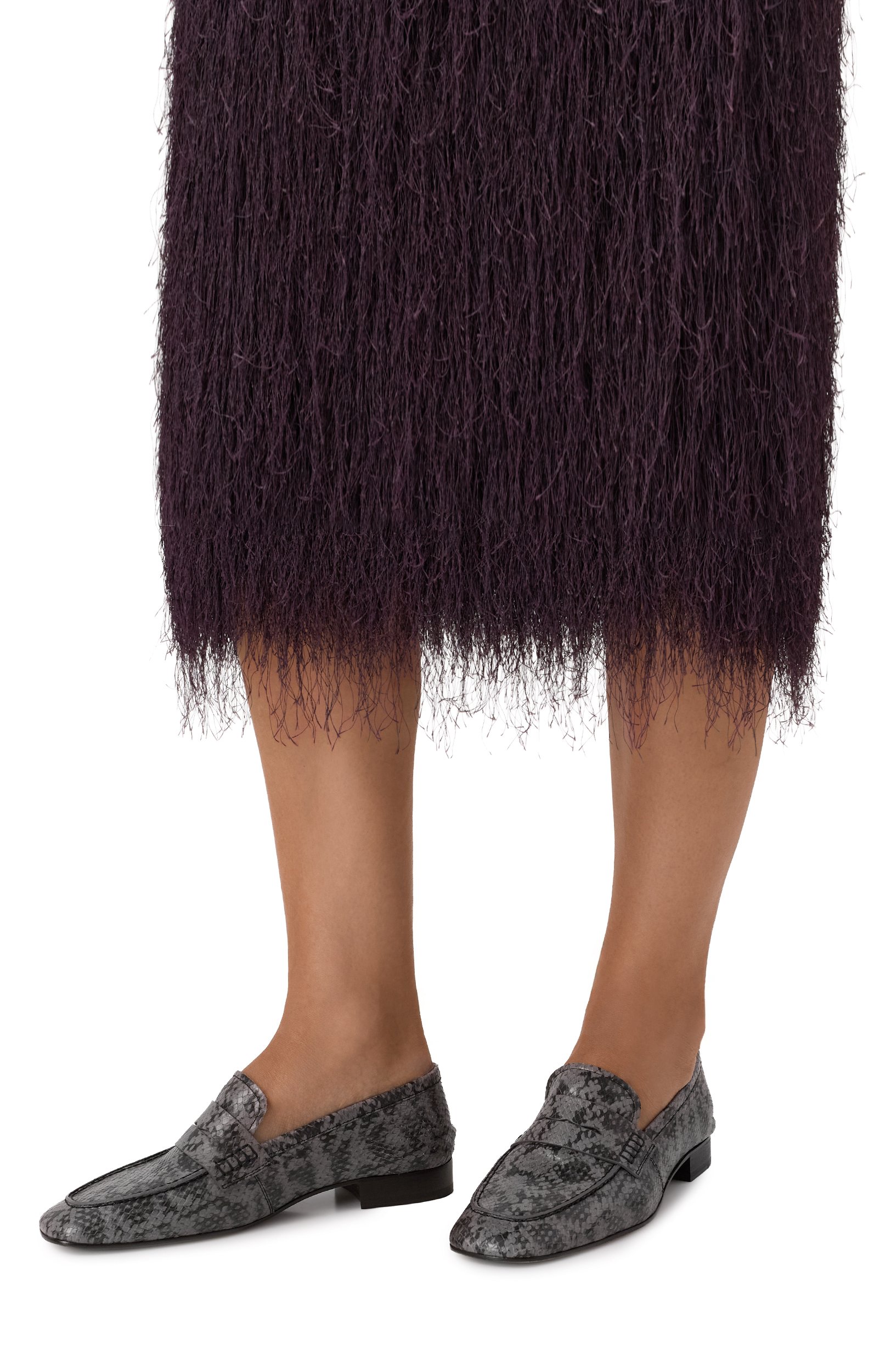 Кожаные пенни-лоферы DRIES VAN NOTEN серого цвета по цене 99500 руб., арт. 131711/0305, фото 2 Кожаные пенни-лоферы DRIES VAN NOTEN, арт. 131711/0305, фото 2