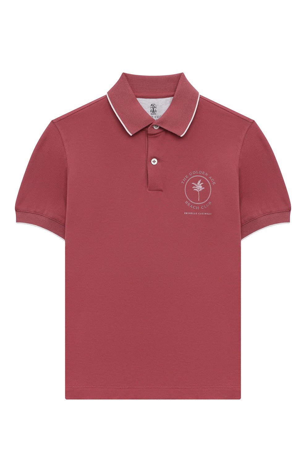Хлопковое поло BRUNELLO CUCINELLI, арт. BE854T317C, фото 1