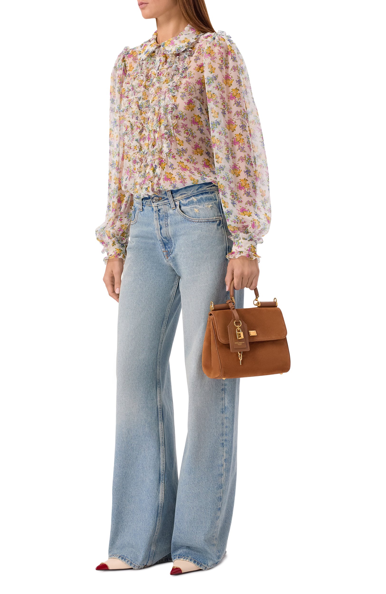 Сумка my sicily DOLCE & GABBANA светло-коричневого цвета по цене 275000 руб., арт. BB7781/B0903, фото 3 Сумка my sicily DOLCE & GABBANA, арт. BB7781/B0903, фото 3