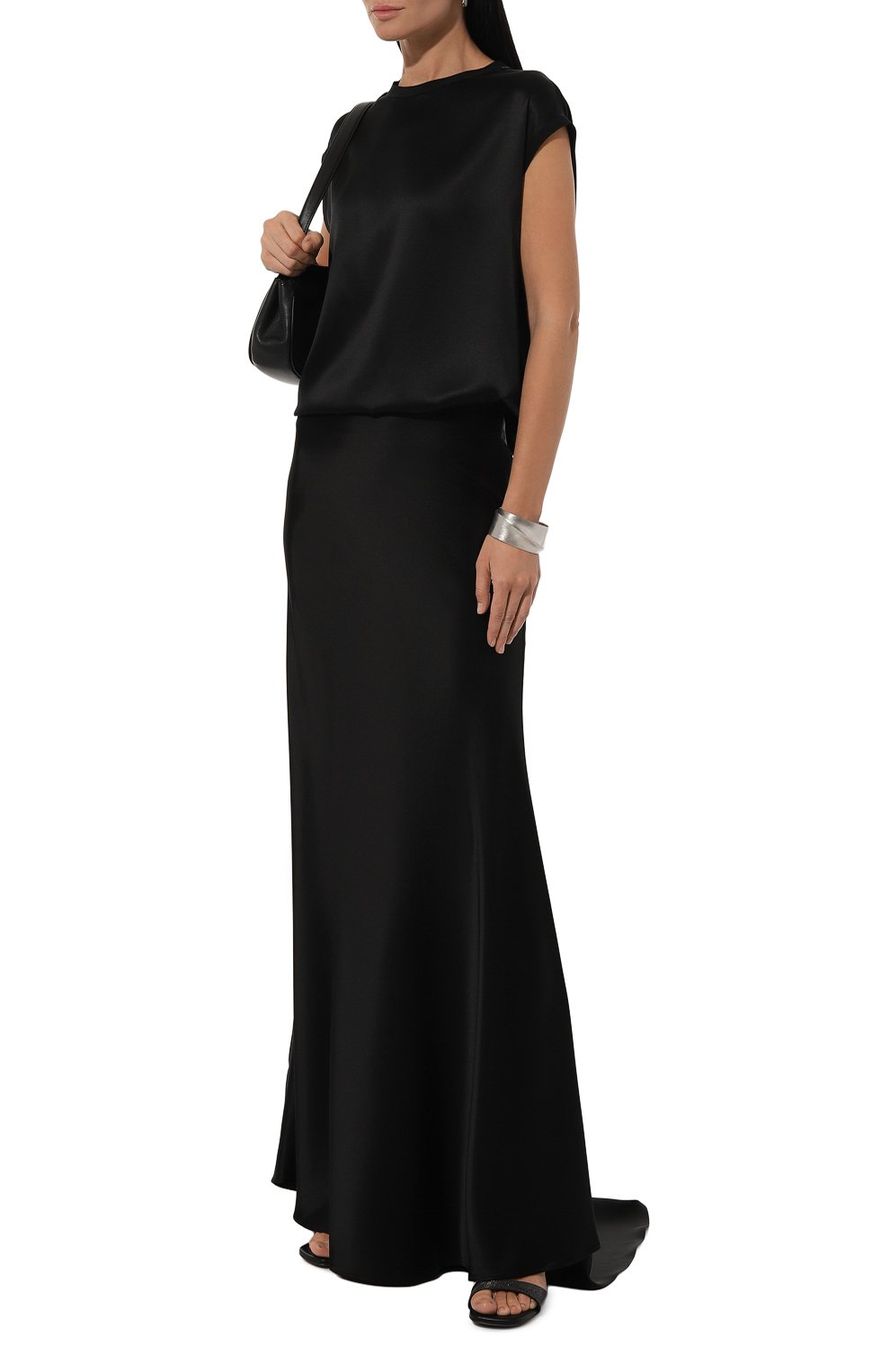 Атласная юбка KITON, арт. D54221K04S4607, фото 2