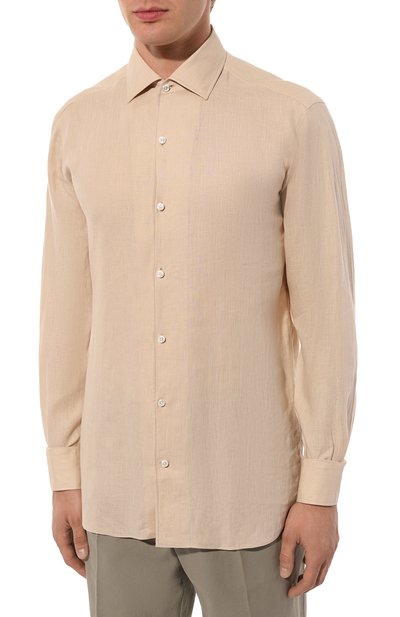 Льняная рубашка ZEGNA, арт. UBX30A5/SR03103, фото 3