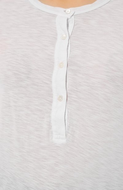 Хлопковый лонгслив-хенли JAMES PERSE, арт. WUA3653/WHT, фото 5
