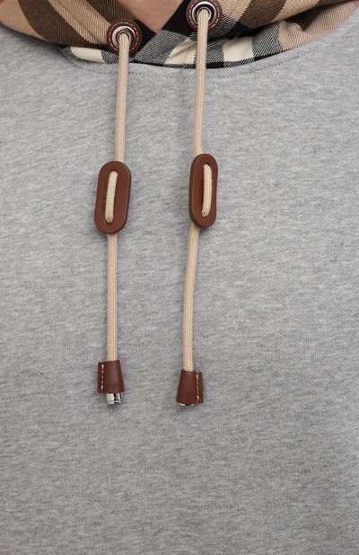 Хлопковое худи BURBERRY, арт. 8045005, фото 5