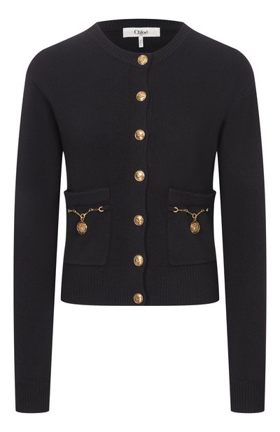 Женский кардиган из шерсти и кашемира CHLOÉ, арт. CH26SMC07800