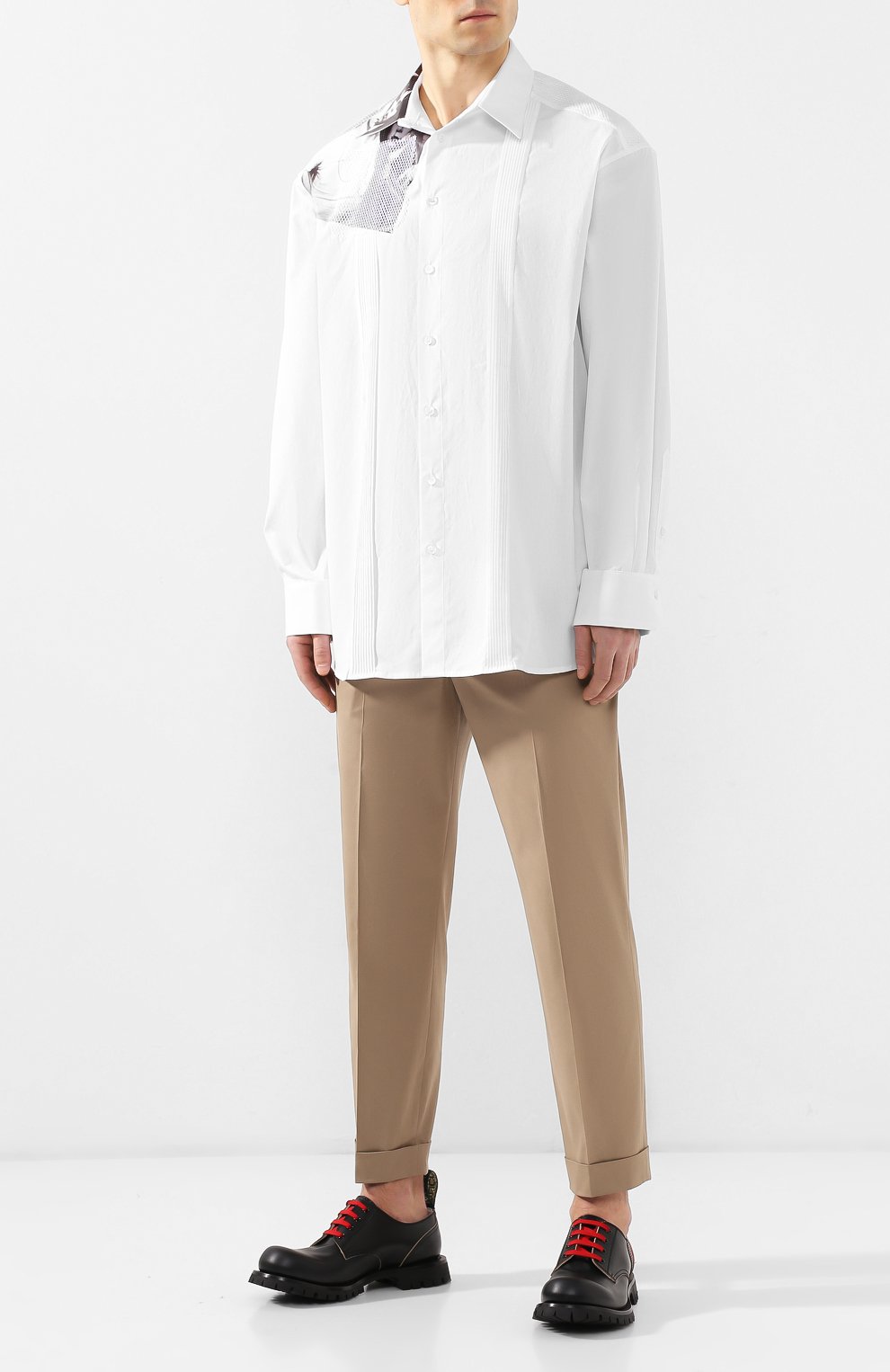 Хлопковая рубашка RAF SIMONS, арт. 191-292E-10000, фото 2