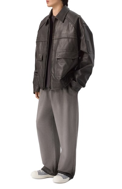 Замшевые кеды low sneaks RICK OWENS, арт. RU02F4891/LVSH, фото 2