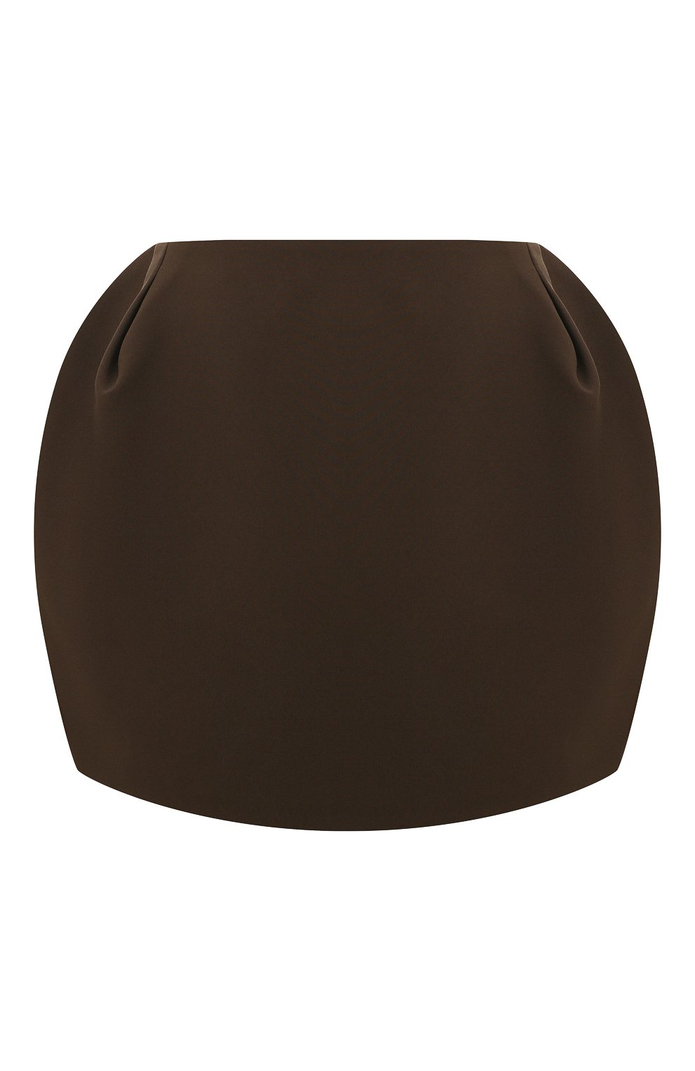 Юбка YUZEFI темно-коричневого цвета по цене 37100 руб., арт. YUZAW24-RW-SK01-40, фото 1 Юбка YUZEFI, арт. YUZAW24-RW-SK01-40, фото 1