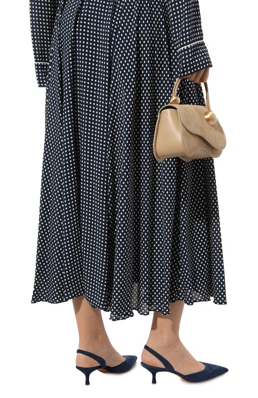 Замшевые туфли Kiton D54811K0951D Синий  D54811K0951D Фото 3