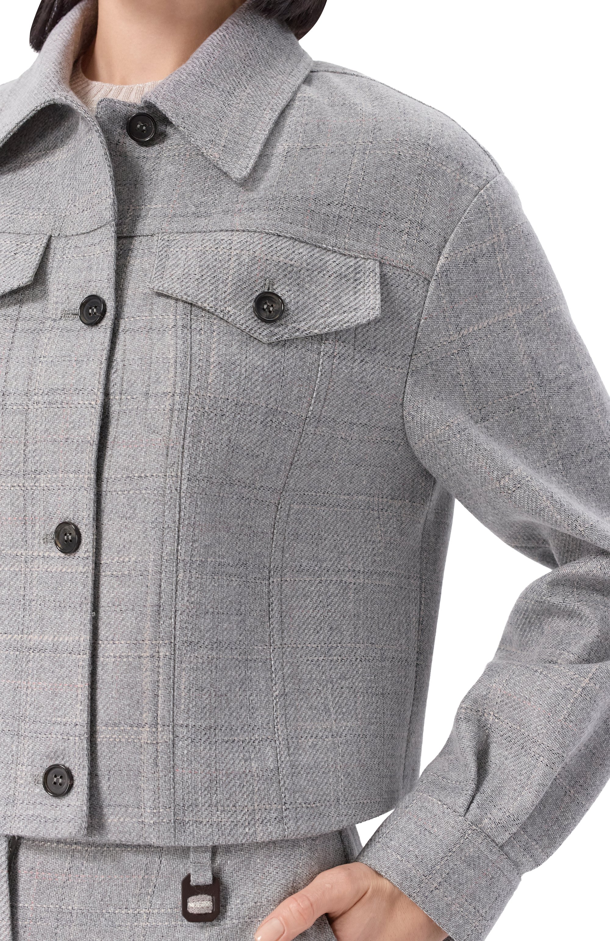 Жакет из шерсти и вискозы LORENA ANTONIAZZI, арт. GA43A/5024, фото 5