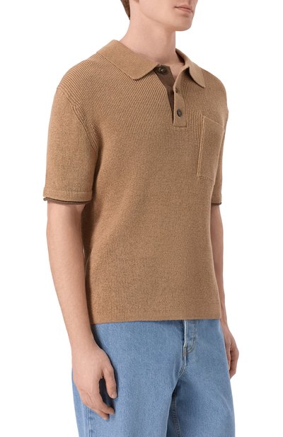 Поло изо льна и хлопка 12 STOREEZ, арт. 137210, фото 3