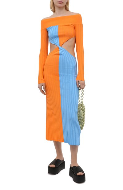 Платье из вискозы MSGM, арт. 3042MDA217 217490, фото 2