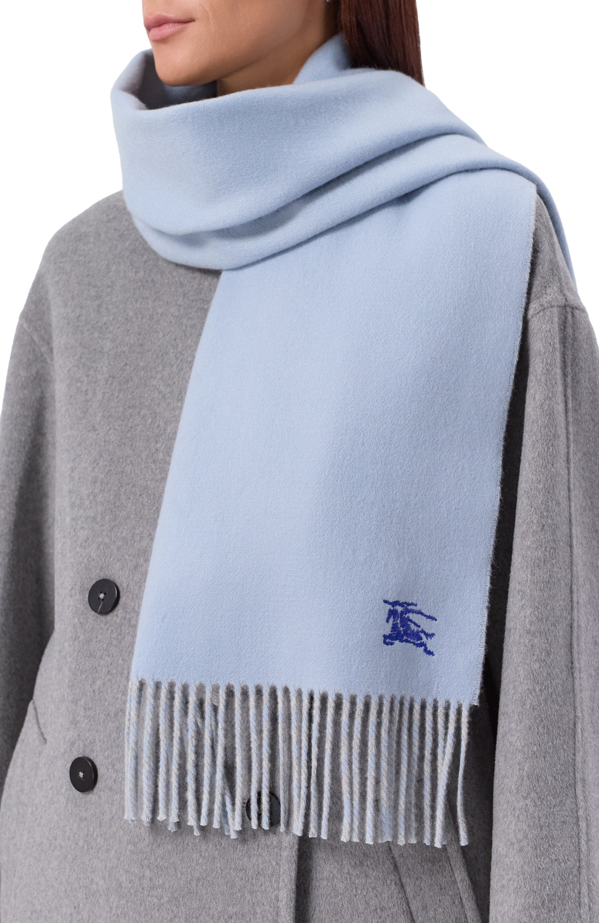 Двусторонний шарф из кашемира BURBERRY, арт. 8110018, фото 2