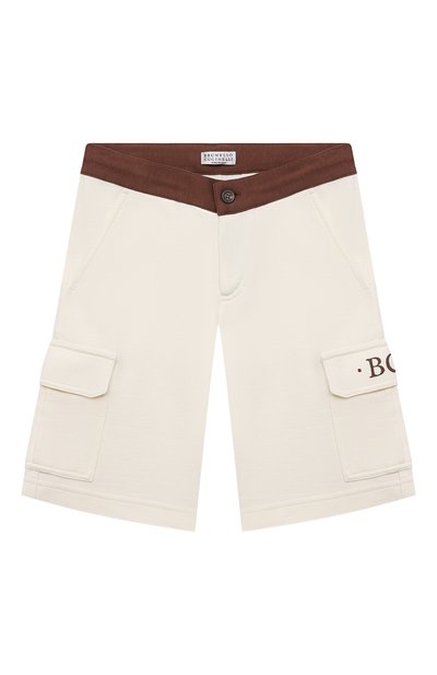Хлопковые шорты BRUNELLO CUCINELLI, арт. BD874E393B, фото 1