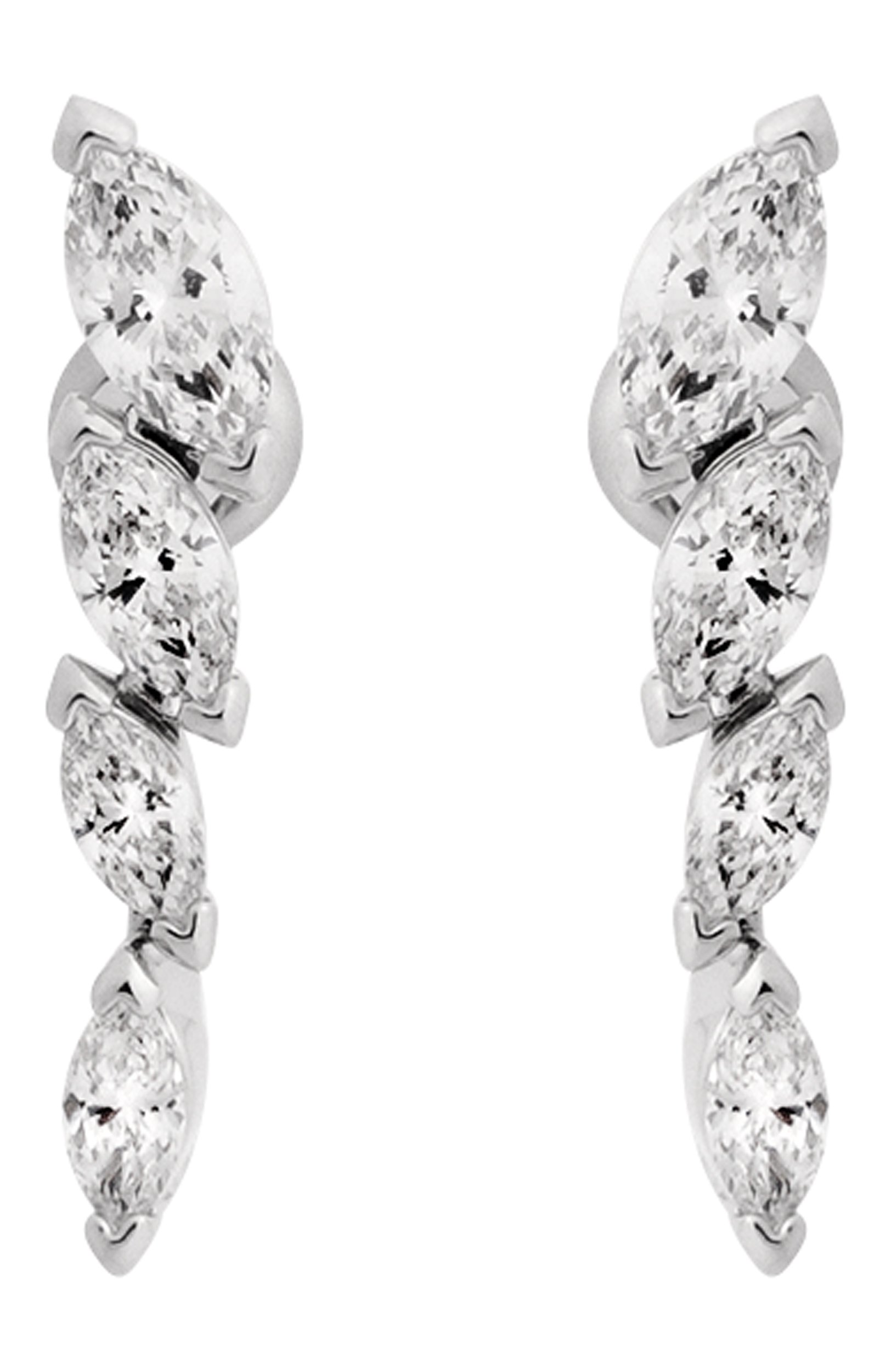 Серьги mesmera SWAROVSKI серебряного цвета по цене 13700 руб., арт. 5748007, фото 1 Серьги mesmera SWAROVSKI, арт. 5748007, фото 1