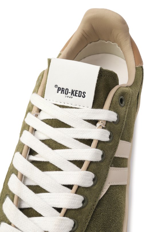 Замшевые кеды Court Ace Pro-Keds 1949 C0URT ACE/SUEDE & LEATHER Хаки  C0URT ACE/SUEDE & LEATHER Фото 7