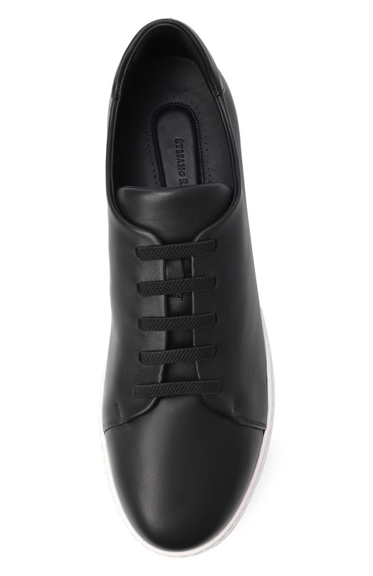 Кожаные кеды Stefano Ricci UC34G5285/NPS Чёрный  UC34G5285/NPS Фото 5