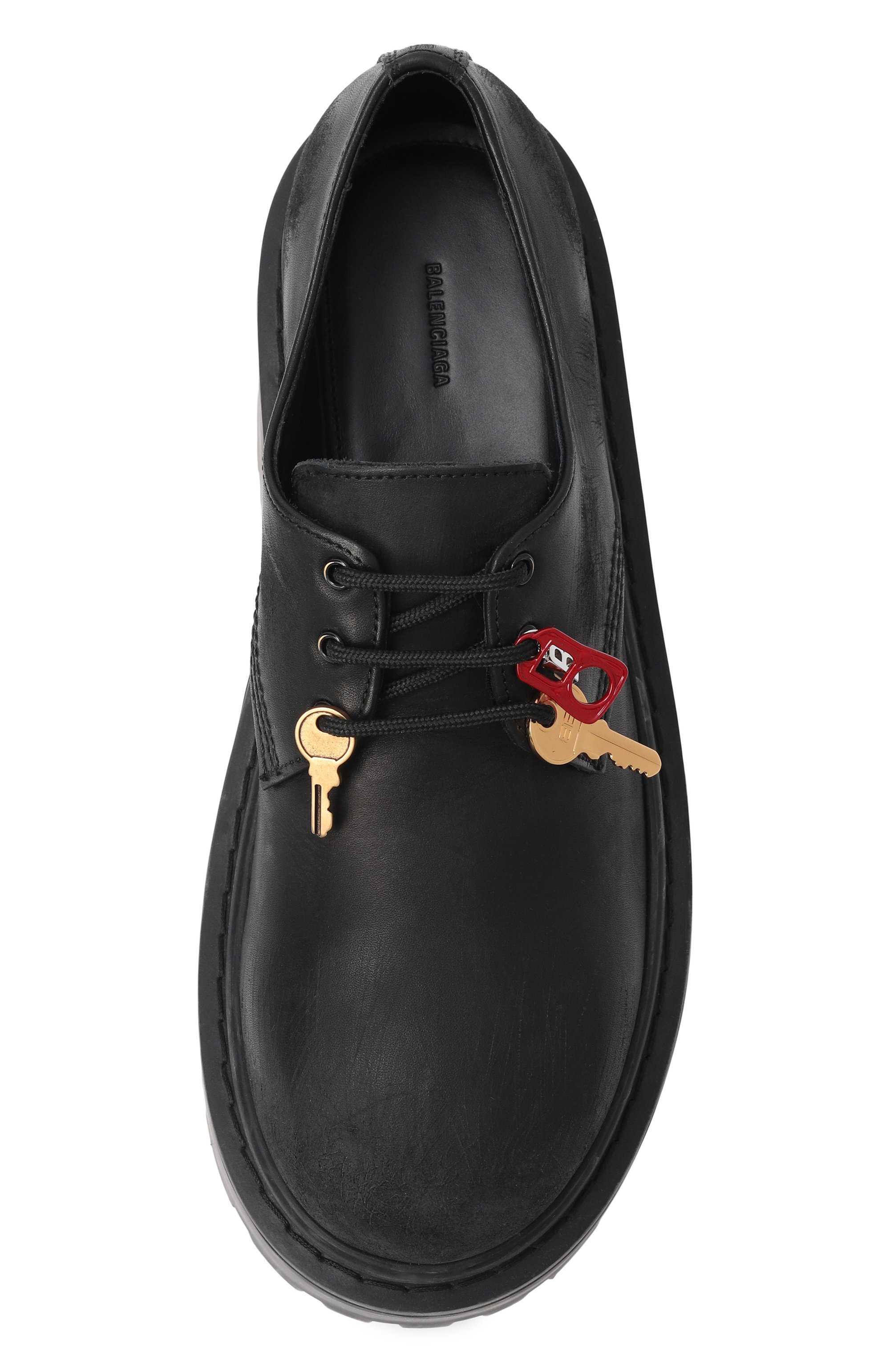 Кожаные дерби strike platform BALENCIAGA, арт. 820930/WCDA3, фото 6