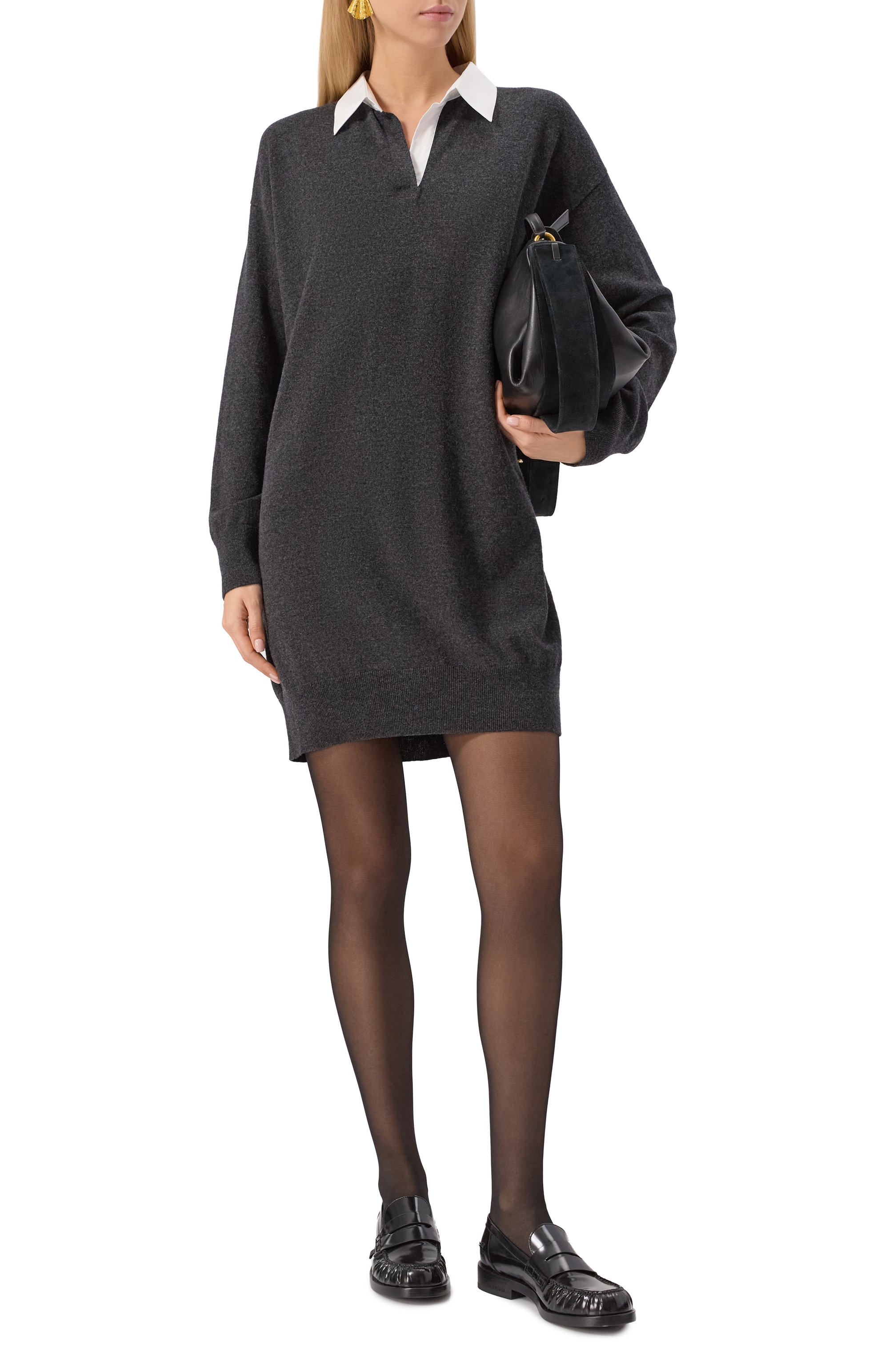 Платье из шерсти и кашемира MRZ, арт. FW25-0166, фото 2