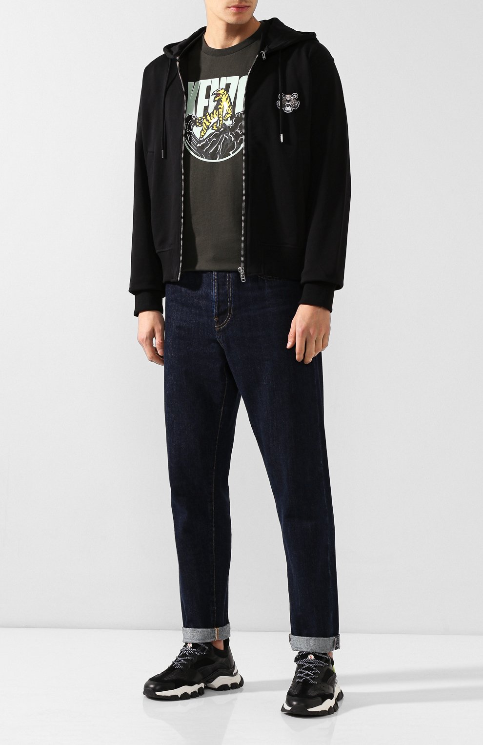 Хлопковая толстовка KENZO, арт. F955BL7574MD, фото 2