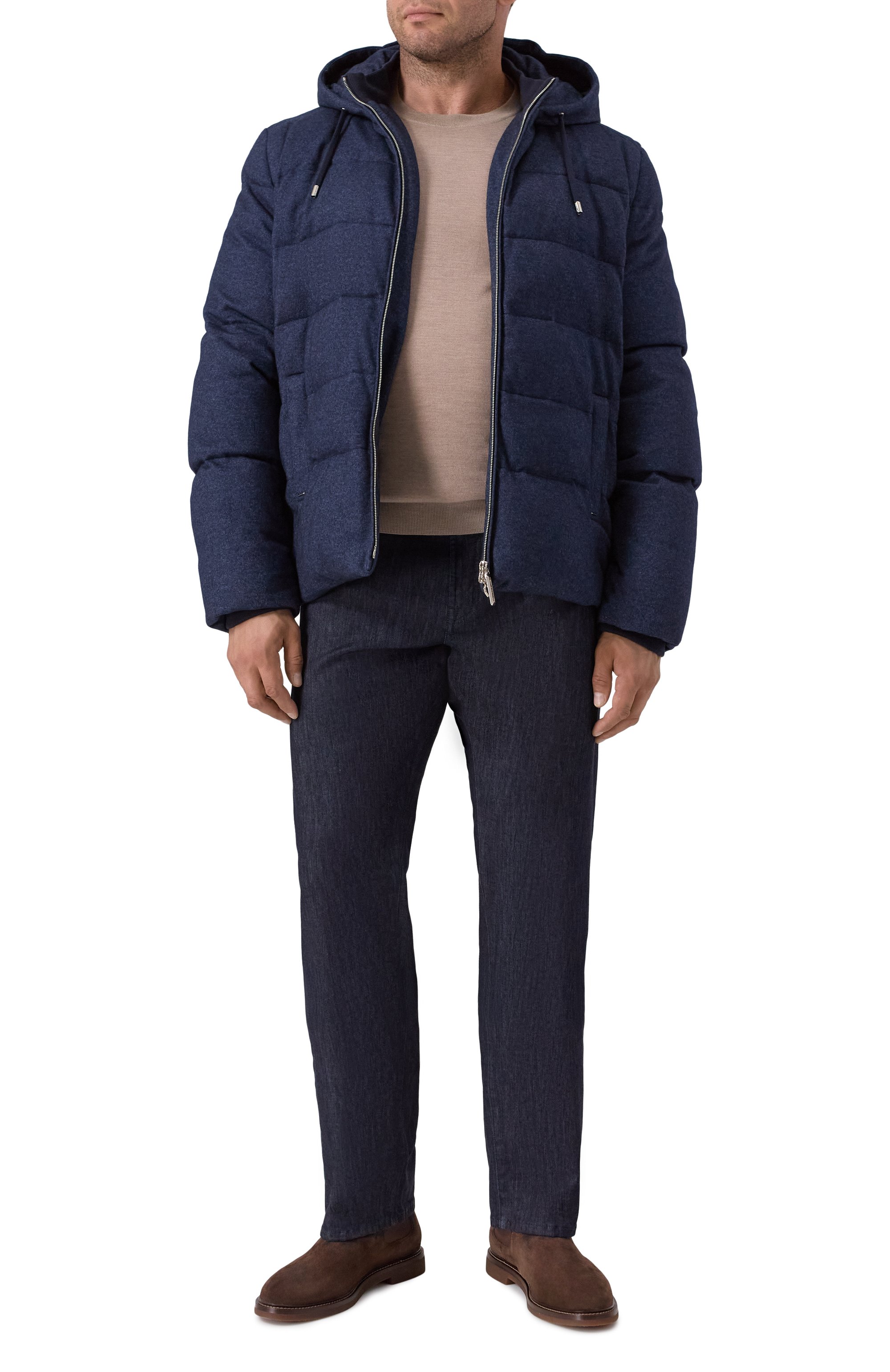 Пуховик из шелка и кашемира STEFANO RICCI, арт. MDJ5300100/4646/60, фото 2