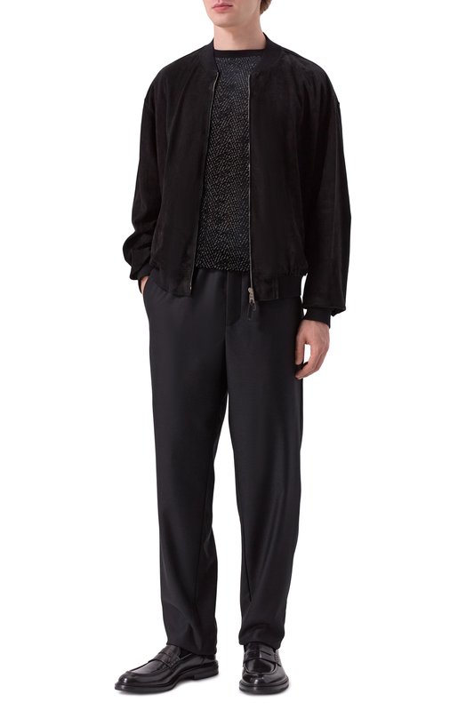 Рубашка из вискозы и шелка Giorgio Armani GM002309/TE17780 Чёрный  GM002309/TE17780 Фото 2