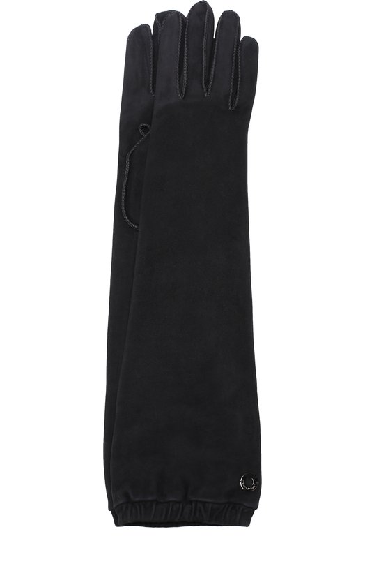 

Удлиненные перчатки Mischa из кожи и замши Loro Piana, Серый
