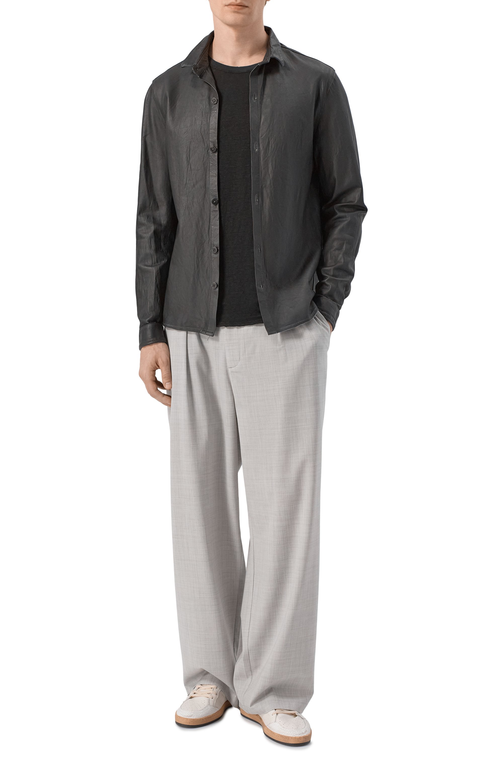 Льняная футболка NEVER ENOUGH черного цвета по цене 17650 руб., арт. 2B5M036-148/MTH068 K346, фото 2 Льняная футболка NEVER ENOUGH, арт. 2B5M036-148/MTH068 K346, фото 2