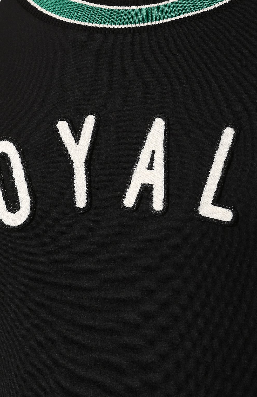 Хлопковая футболка DOLCE & GABBANA черного цвета по цене 61950 руб., арт. G8KQ6Z/G7T0Q, фото 5 Хлопковая футболка DOLCE & GABBANA, арт. G8KQ6Z/G7T0Q, фото 5